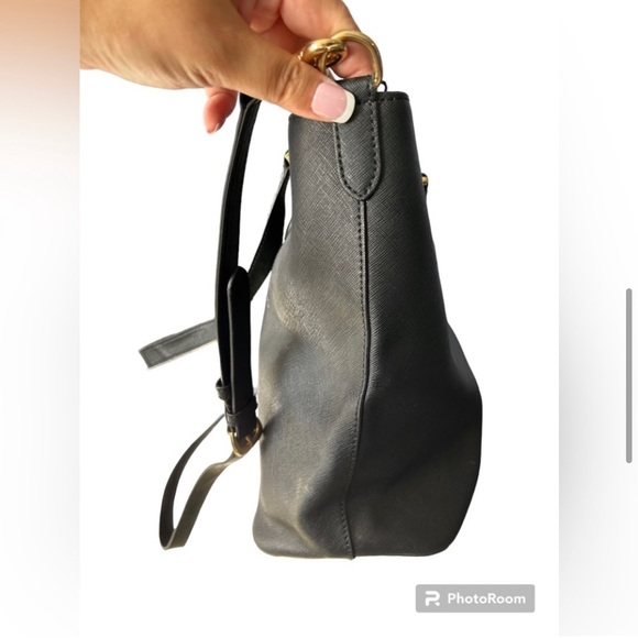 EUC DKNY Saffiano Tote w/ Crossbody Strap - Picture 5 of 15